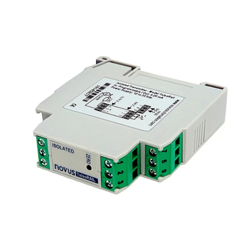 Transmisor de Temperatura Aislado Novus TxIsoRail